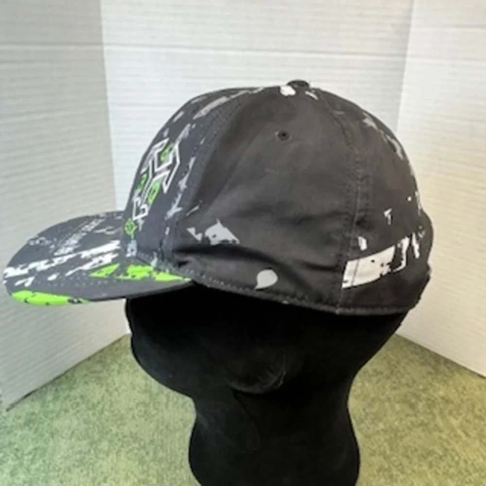 ESX‎ 360 Esports Pro-Wear Gaming Hat Youth Snapback Black Neon Green 46ESA0002